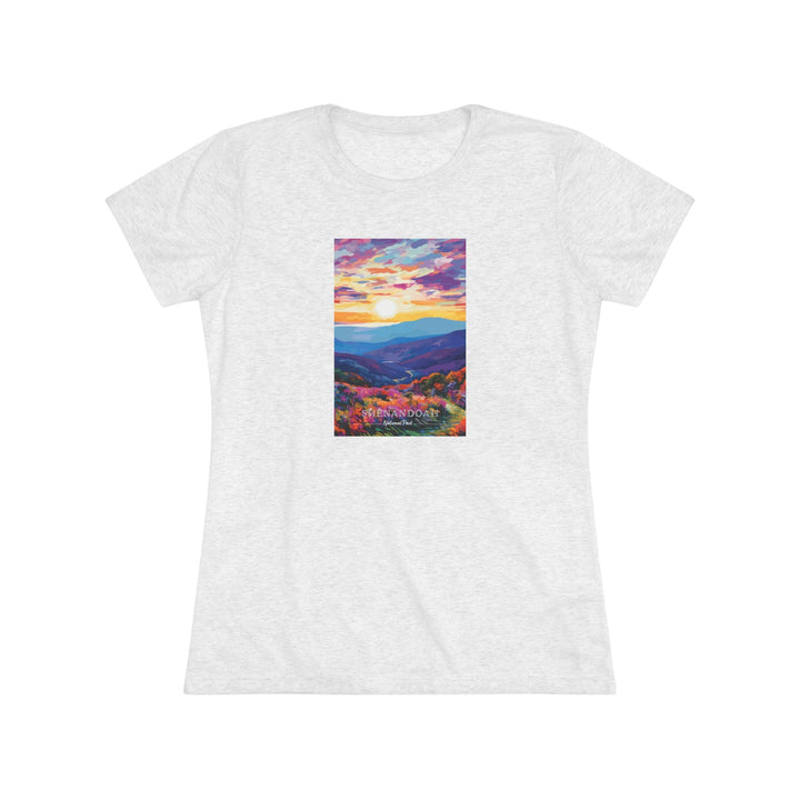 Shenandoah National Park Women's Triblend Tee - My Nature Book Adventures