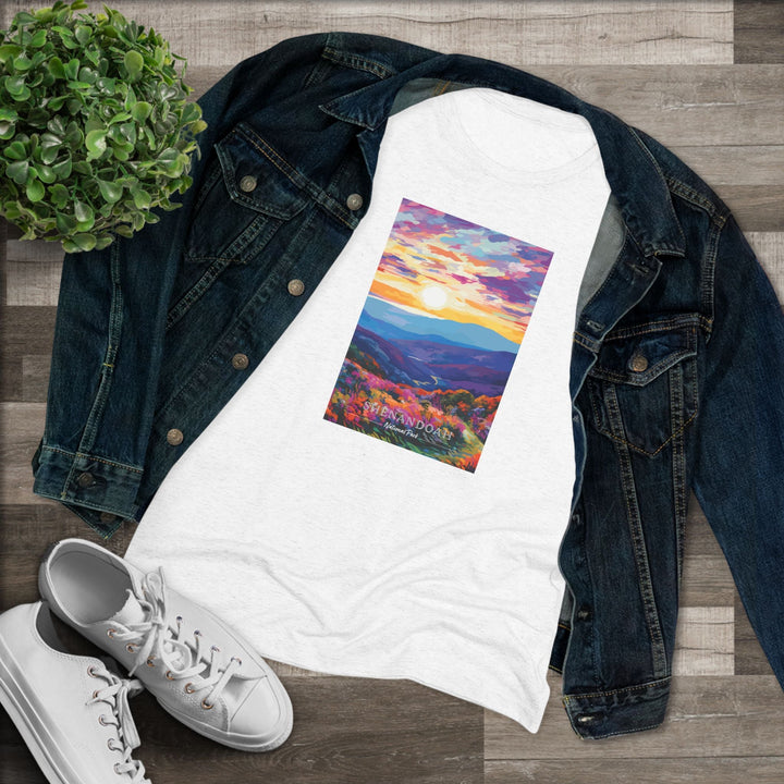 Shenandoah National Park Women's Triblend Tee - My Nature Book Adventures