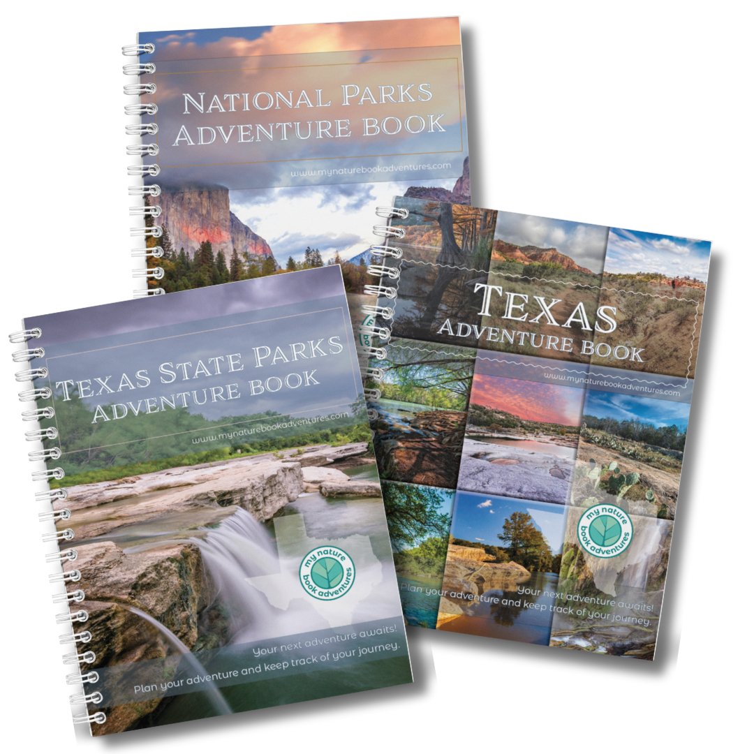 Texas State Parks Adventure Book + NEW Texas Adventure Book + National Parks Adventure Book Combo - My Nature Book Adventures