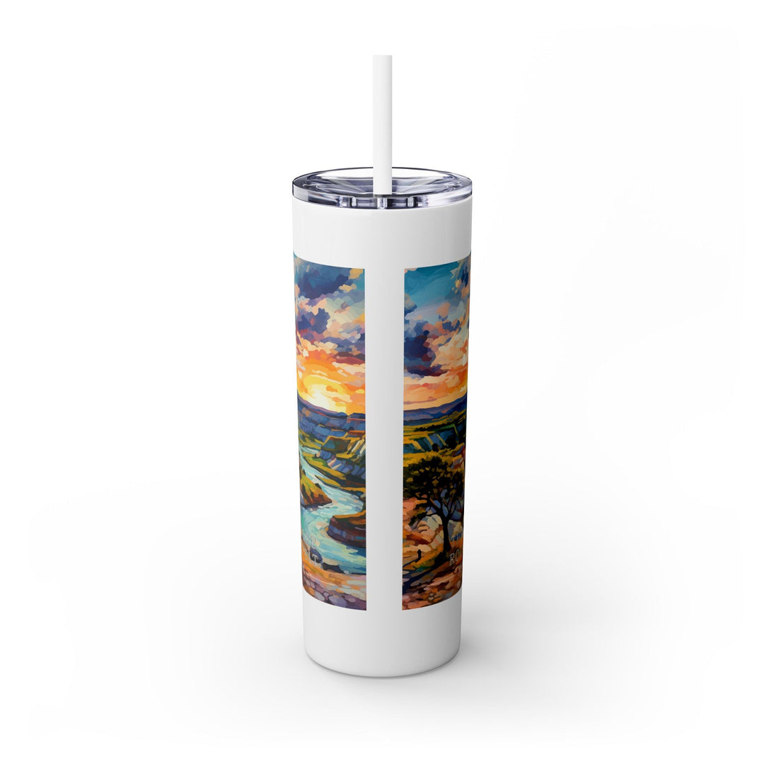 Theodore Roosevelt National Park Skinny Tumbler, 20oz - My Nature Book Adventures