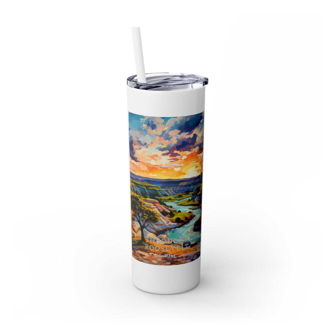 Theodore Roosevelt National Park Skinny Tumbler, 20oz - My Nature Book Adventures