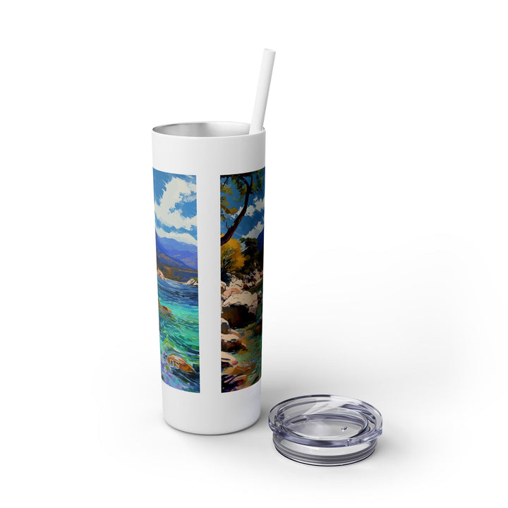 Virgin Islands National Park Skinny Tumbler, 20oz - My Nature Book Adventures