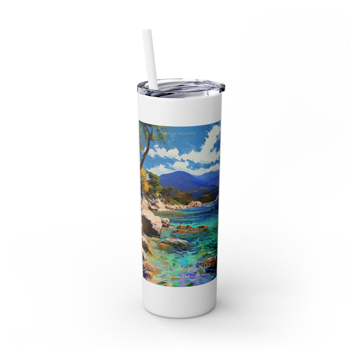 Virgin Islands National Park Skinny Tumbler, 20oz - My Nature Book Adventures