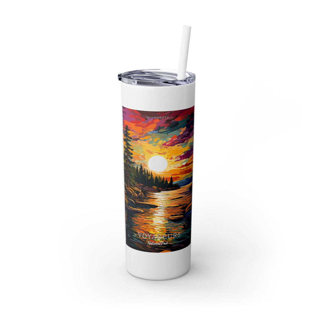 Voyageurs National Park Skinny Tumbler, 20oz - My Nature Book Adventures