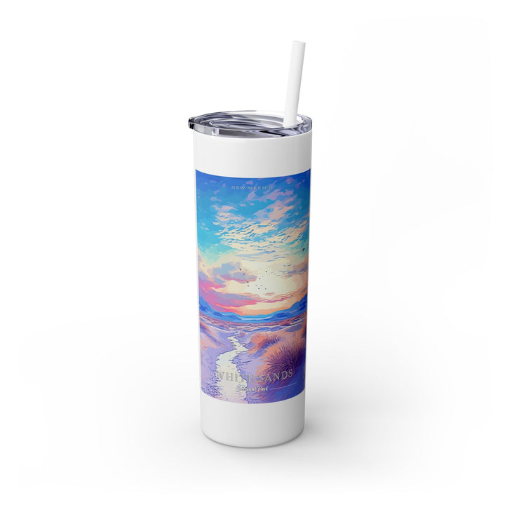 White Sands National Park Skinny Tumbler, 20oz - My Nature Book Adventures