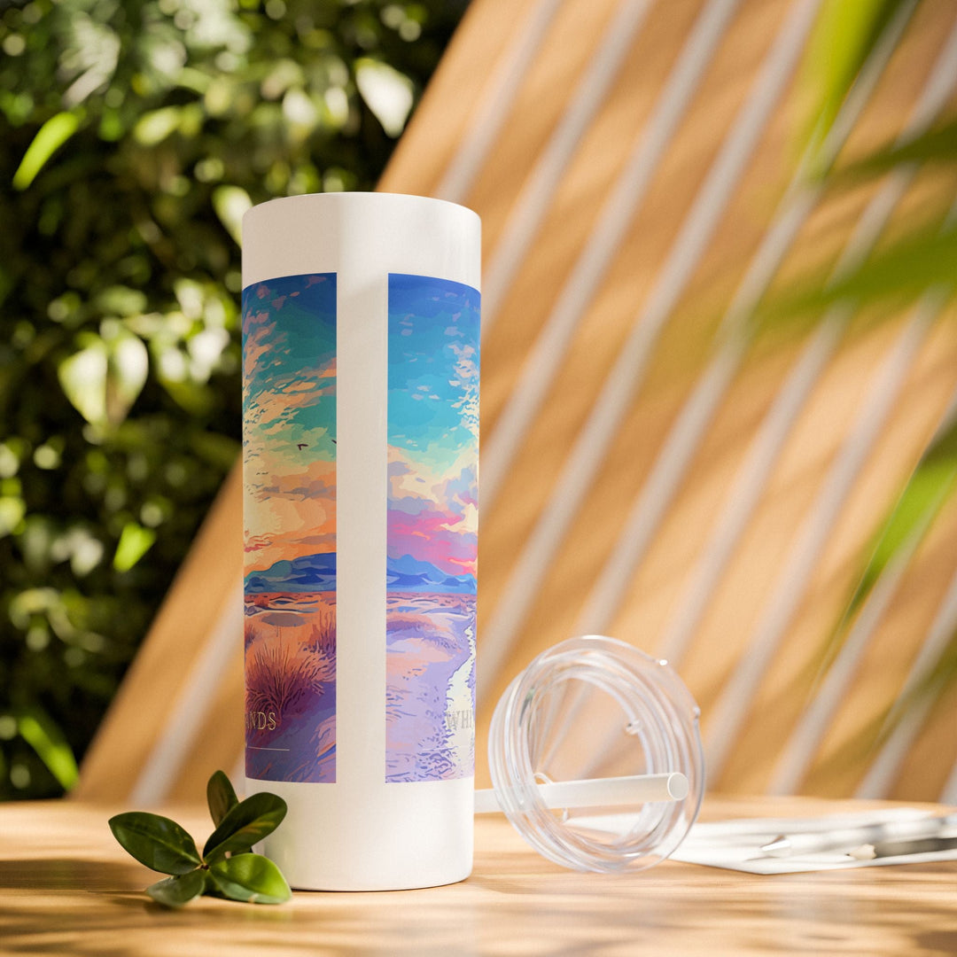 White Sands National Park Skinny Tumbler, 20oz - My Nature Book Adventures