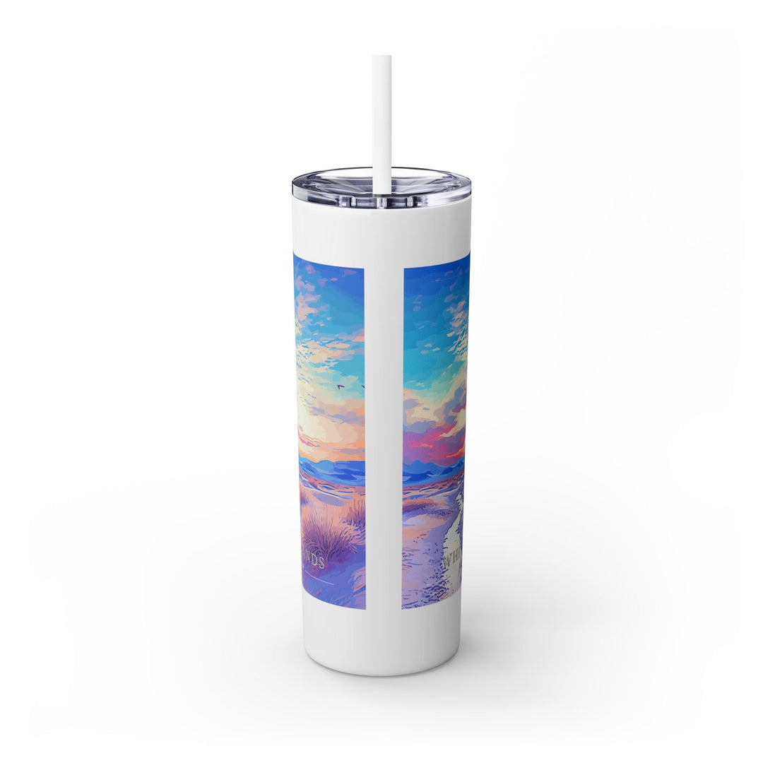 White Sands National Park Skinny Tumbler, 20oz - My Nature Book Adventures