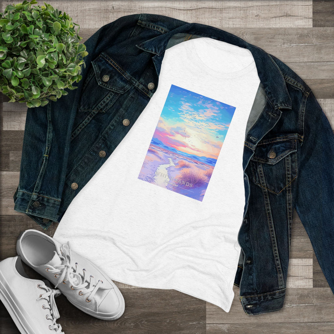 White Sands National Park Women's Triblend Tee - My Nature Book Adventures