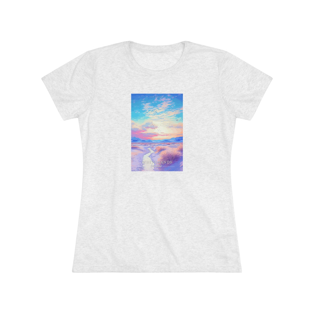 White Sands National Park Women's Triblend Tee - My Nature Book Adventures