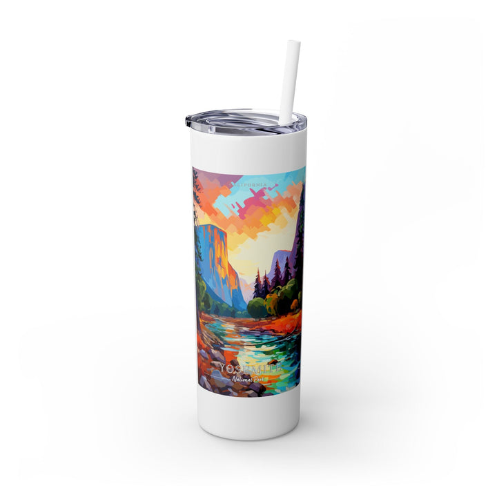 Yosemite National Park Skinny Tumbler, 20oz - My Nature Book Adventures