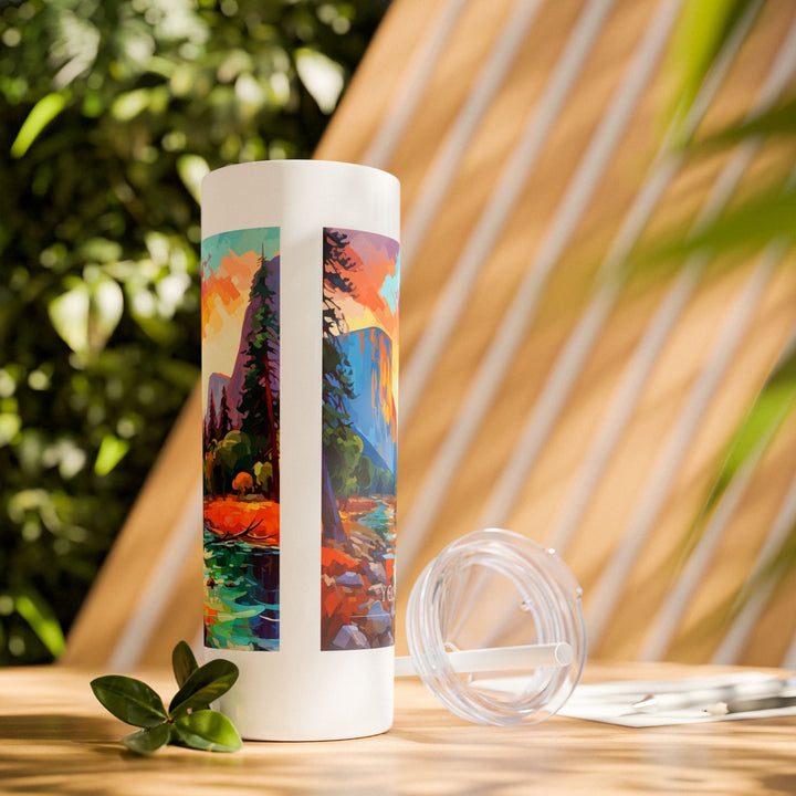 Yosemite National Park Skinny Tumbler, 20oz - My Nature Book Adventures