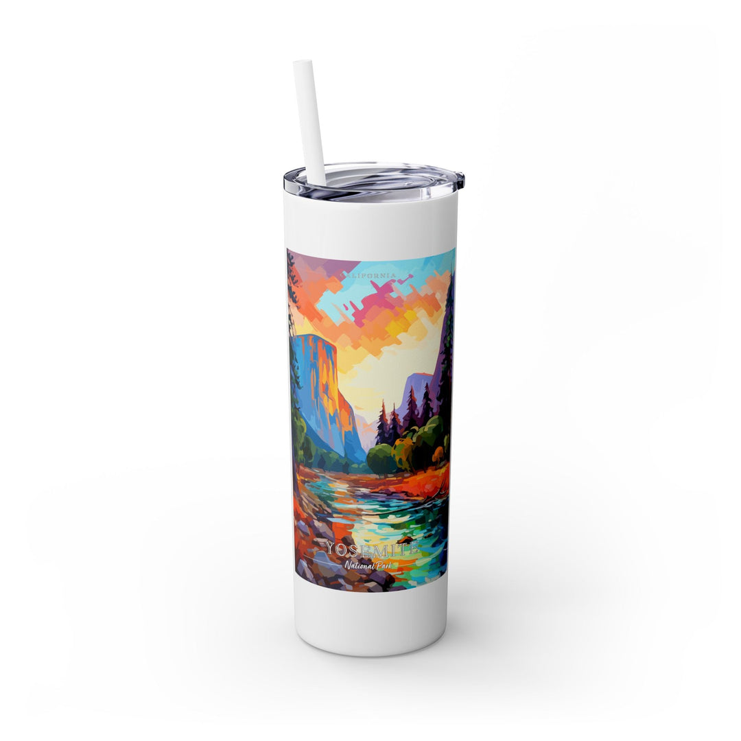 Yosemite National Park Skinny Tumbler, 20oz - My Nature Book Adventures