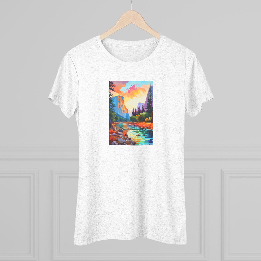 Yosemite National Park Women's Triblend Tee - My Nature Book Adventures