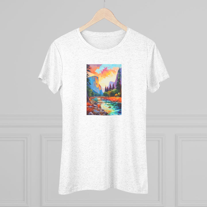 Yosemite National Park Women's Triblend Tee - My Nature Book Adventures