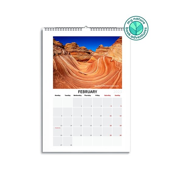 2023 - Arizona Parks - Premium Calendar - My Nature Book Adventures