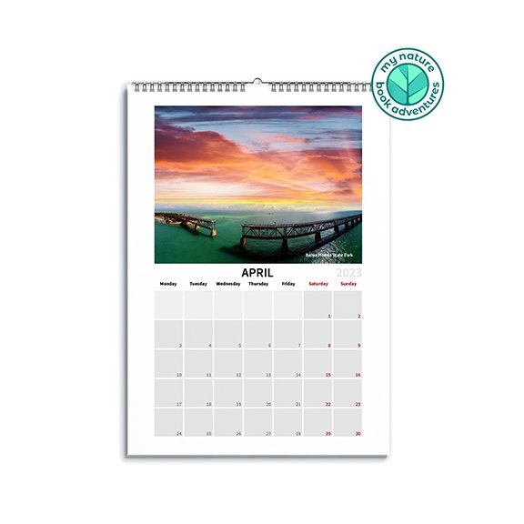 2023 - Florida Parks - Premium Calendar - My Nature Book Adventures