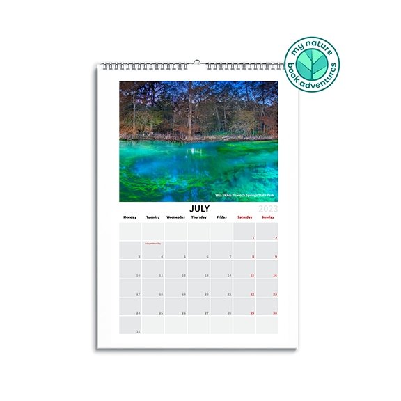 2023 - Florida Parks - Premium Calendar - My Nature Book Adventures