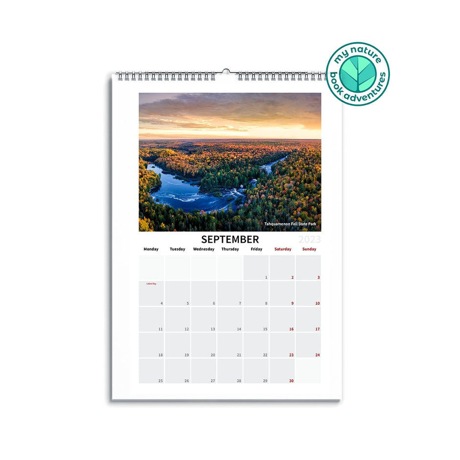 2023 - Michigan Parks Calendar - My Nature Book Adventures