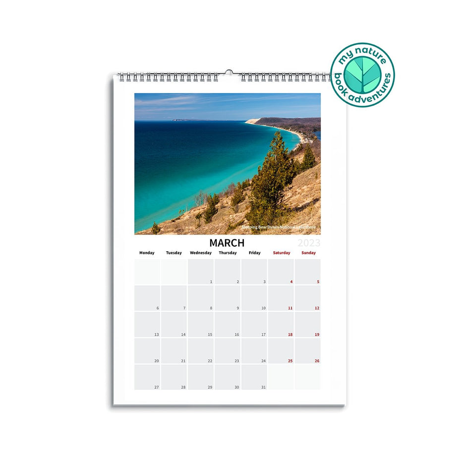 2023 - Michigan Parks Calendar - My Nature Book Adventures