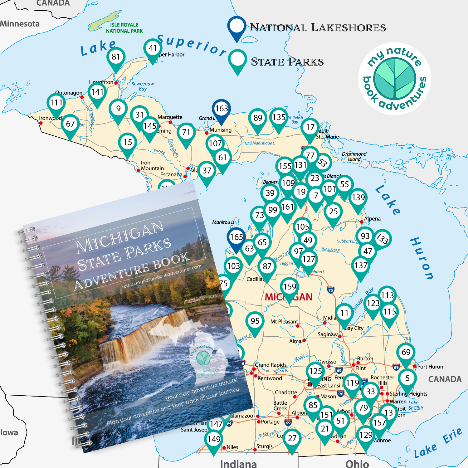 Michigan State Parks - Adventure Planning Journal