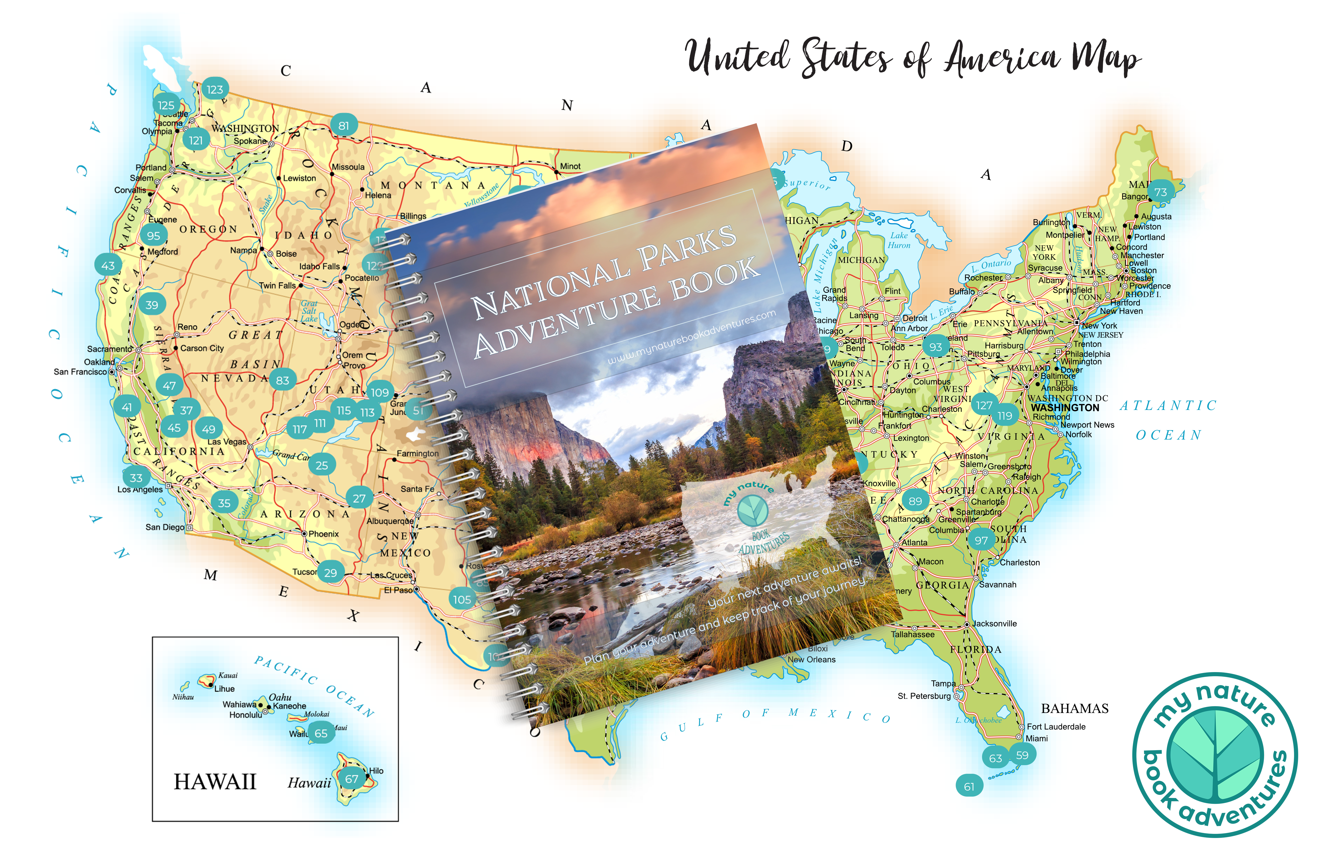 My Nature Book Adventures National Parks Adventure Book