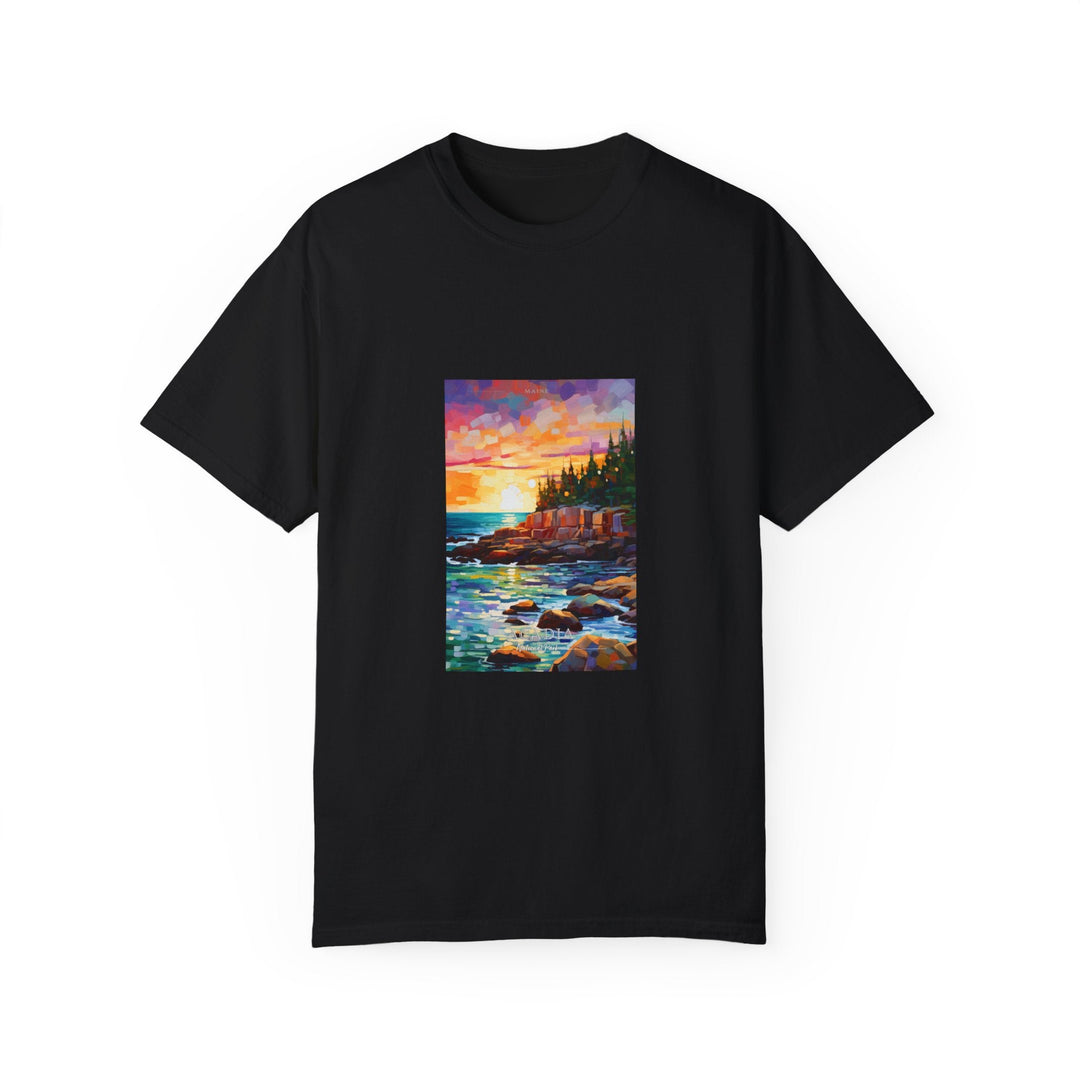Acadia National Park Pop Art T-shirt - My Nature Book Adventures
