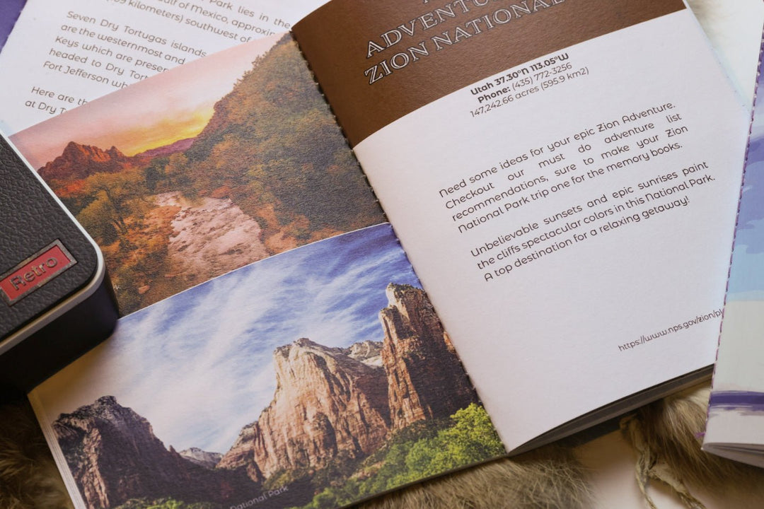 Adventure Notes - Zion National Park - My Nature Book Adventures
