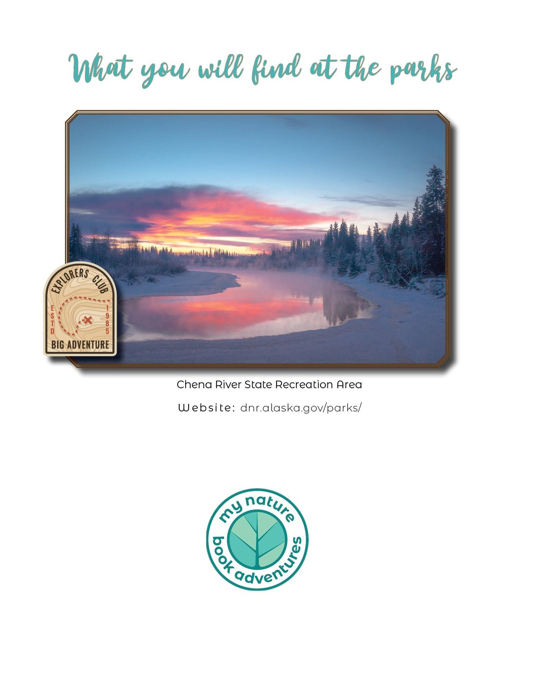 Alaska State Parks - Adventure Planning Journal - My Nature Book Adventures
