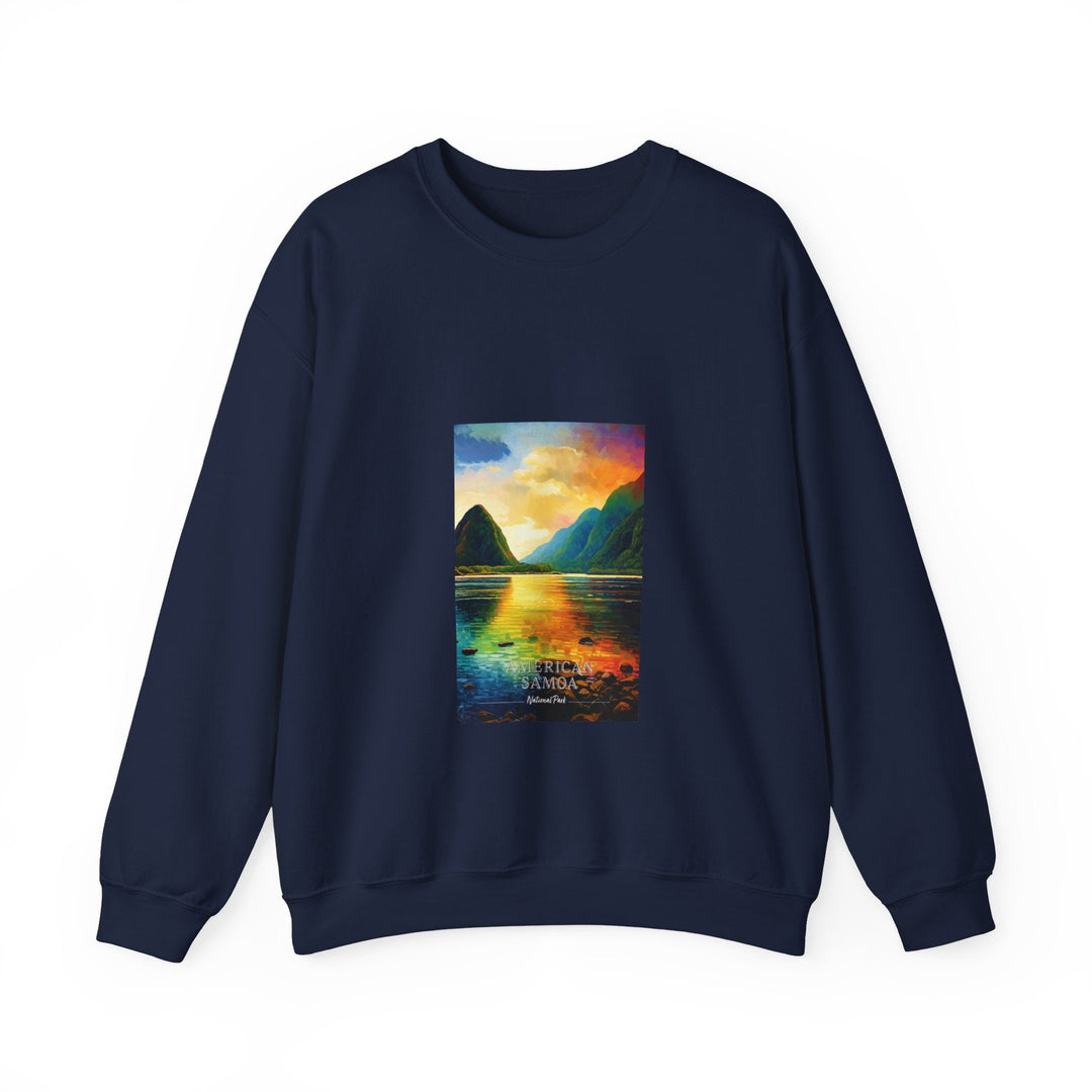 American Samoa National Park - Pop Art Inspired Crewneck Sweatshirt - My Nature Book Adventures