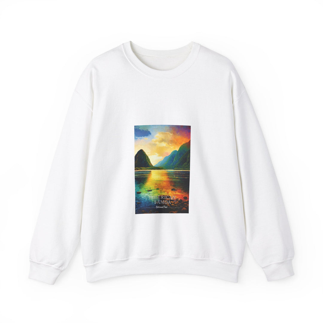 American Samoa National Park - Pop Art Inspired Crewneck Sweatshirt - My Nature Book Adventures