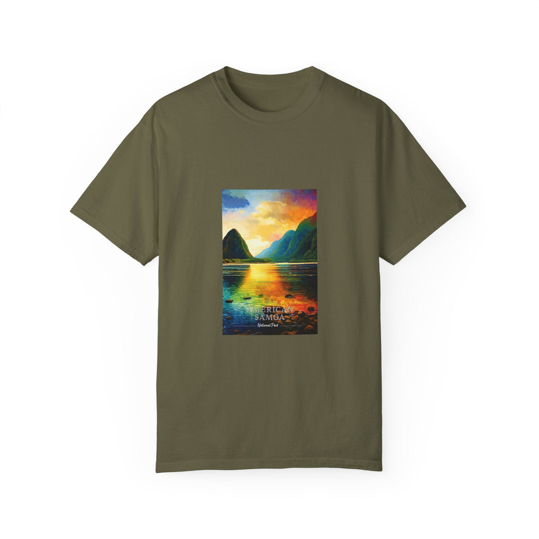 American Samoa National Park Pop Art T-shirt - My Nature Book Adventures