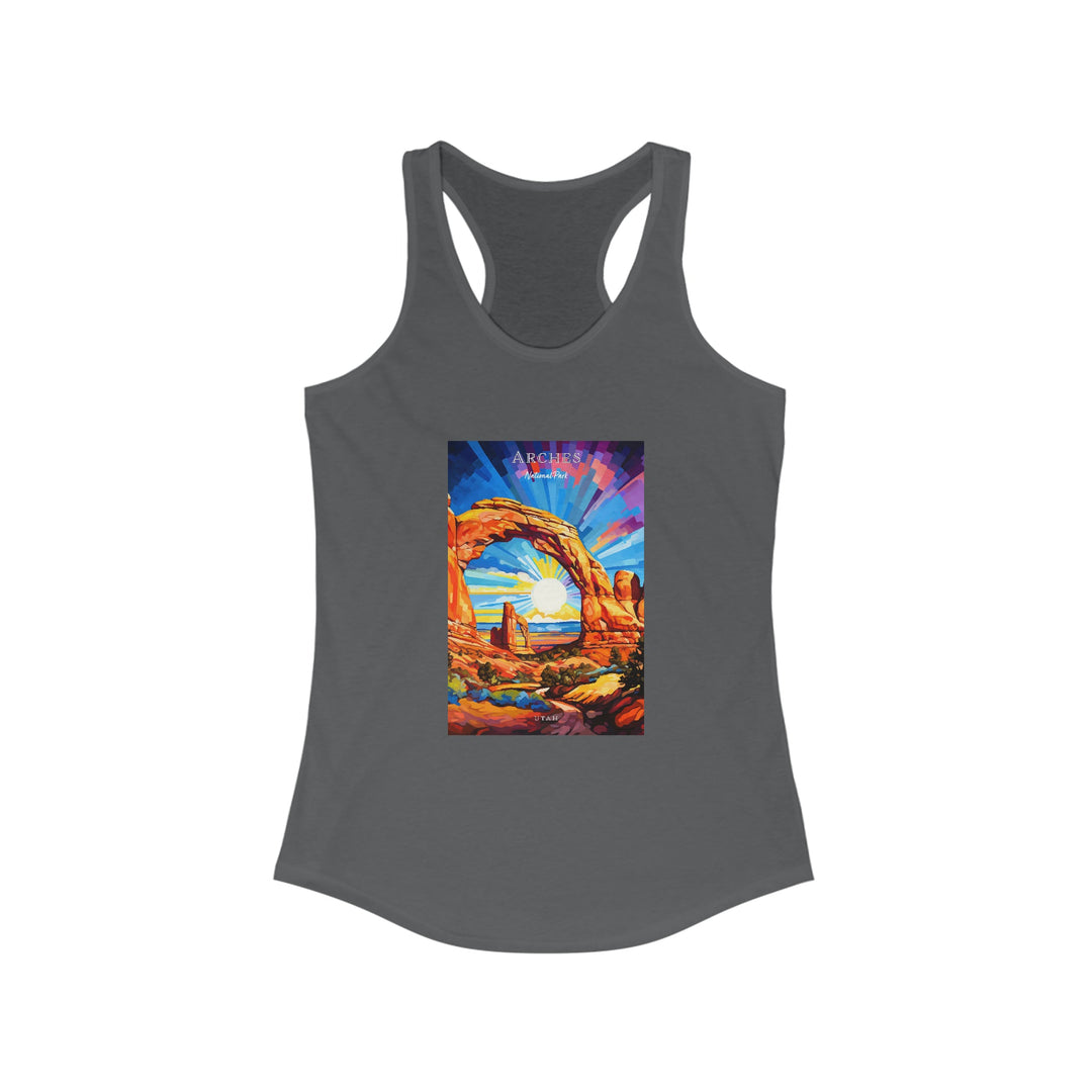 Arches National Park Women's Racerback Tank - My Nature Book Adventures