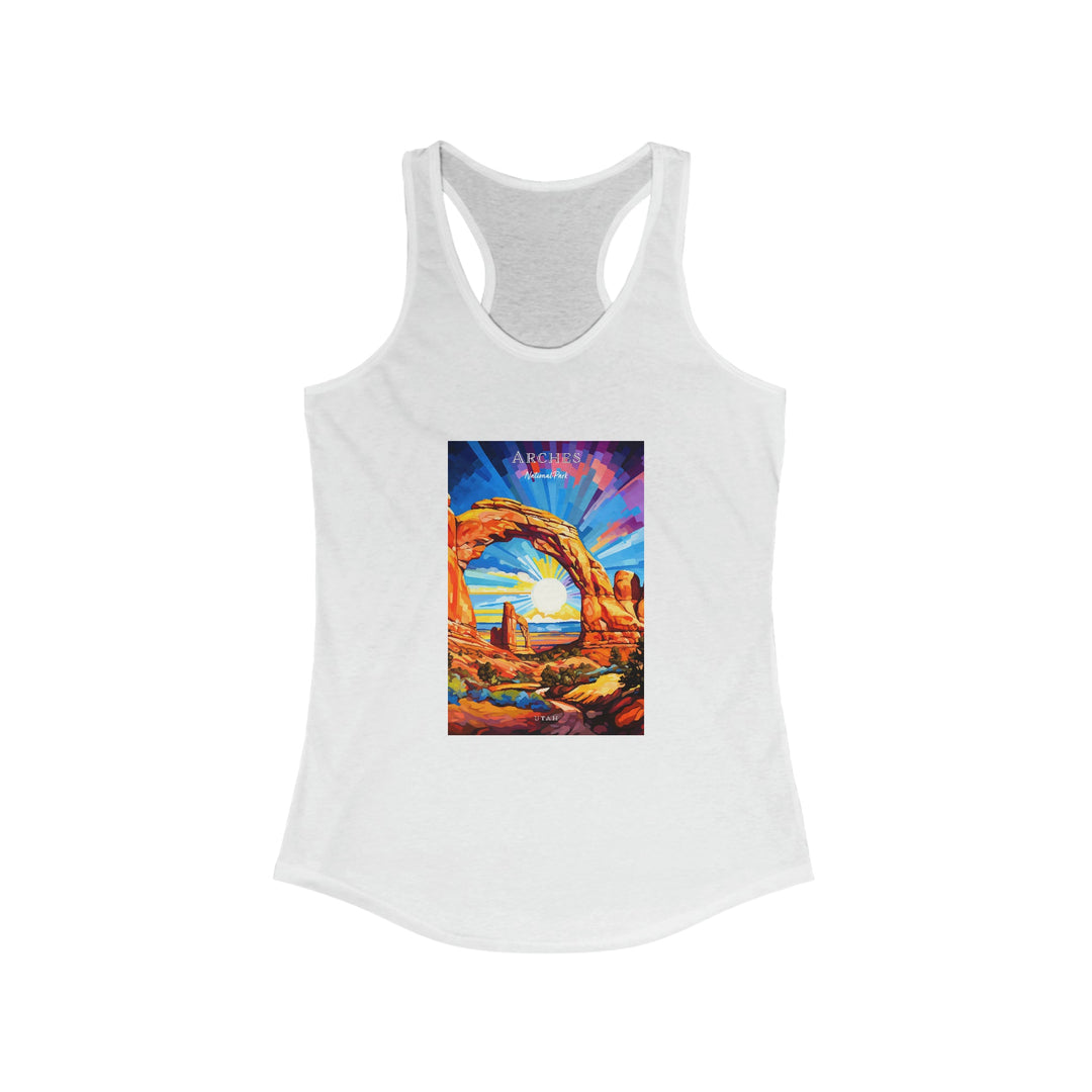 Arches National Park Women's Racerback Tank - My Nature Book Adventures