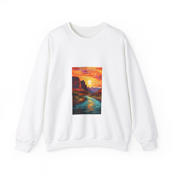 Big Bend National Park - Pop Art Inspired Crewneck Sweatshirt - My Nature Book Adventures