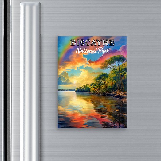Biscayne National Park Magnet - Pop Art-Inspired Classic Keepsake Collection - My Nature Book Adventures