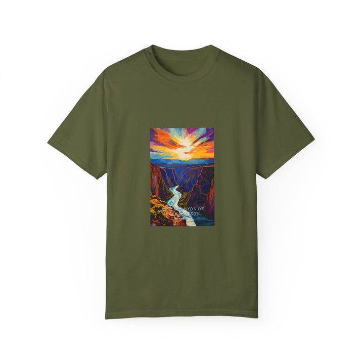 Black Canyon Gunnison National Park Pop Art T-shirt - My Nature Book Adventures