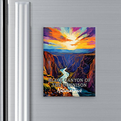 Black Canyon of the Gunnison National Park Magnet - Pop Art-Inspired Classic Keepsake Collection - My Nature Book Adventures