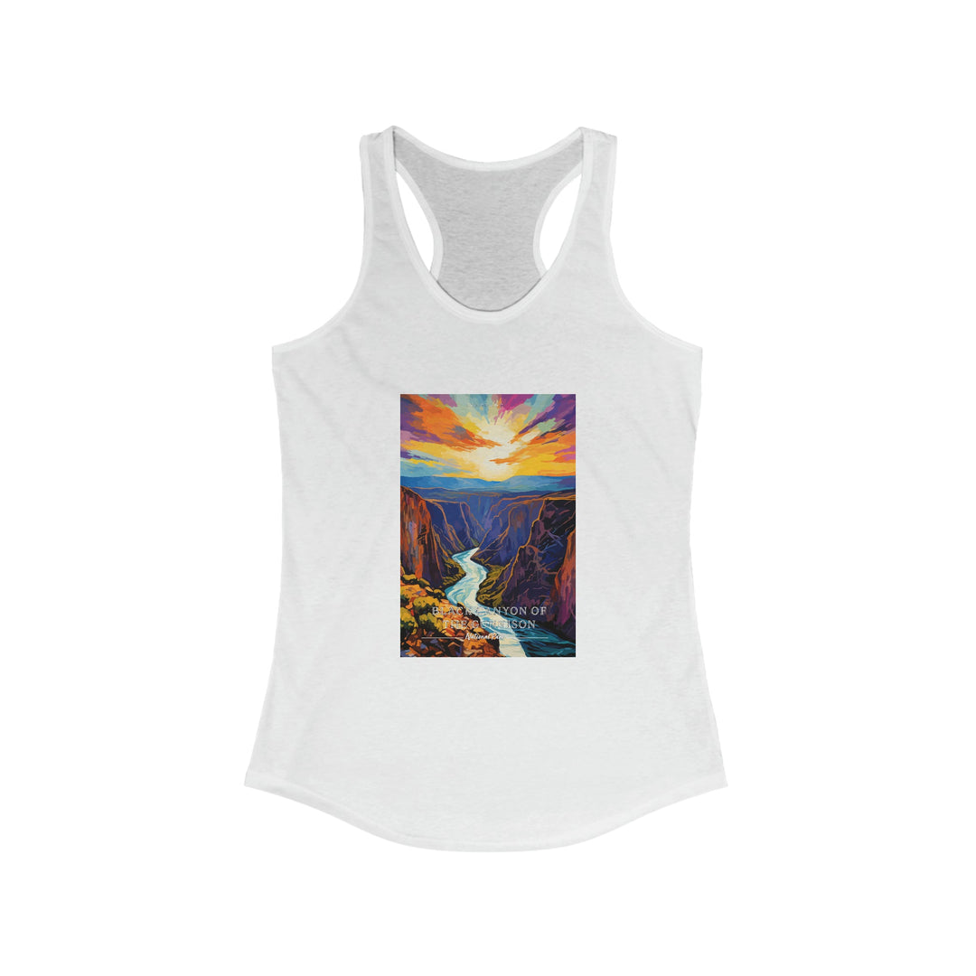 Black Canyon of the Gunnison National Park Women's Racerback Tank - My Nature Book Adventures