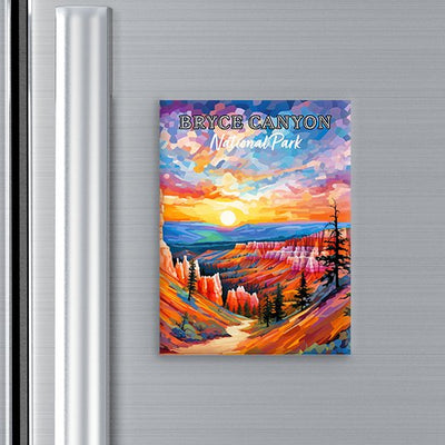 Bryce Canyon National Park Magnet - Pop Art-Inspired Classic Keepsake Collection - My Nature Book Adventures