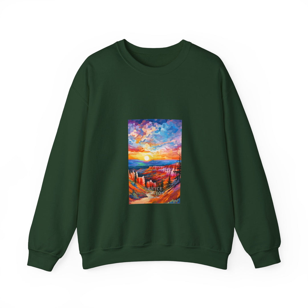 Bryce Canyon National Park - Pop Art Inspired Crewneck Sweatshirt - My Nature Book Adventures