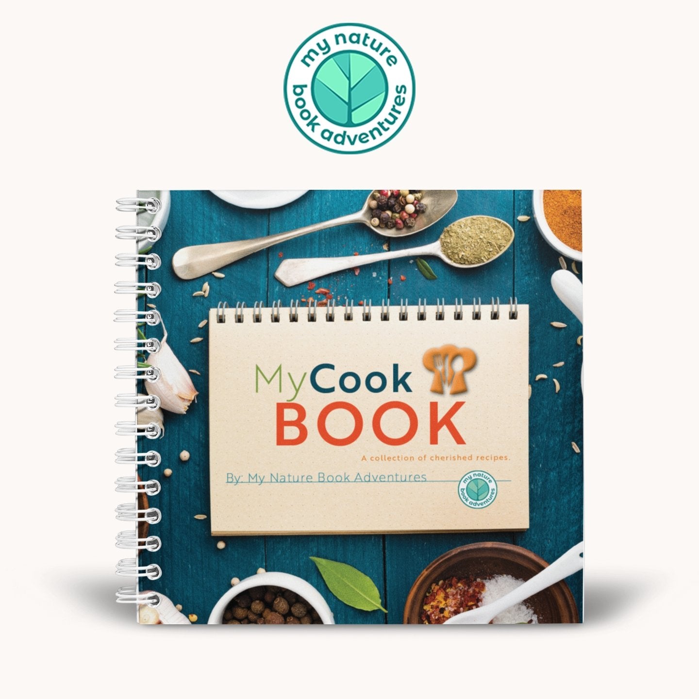 Build Your Own Custom - Cookbook Recipe Book - My Nature Book Adventures