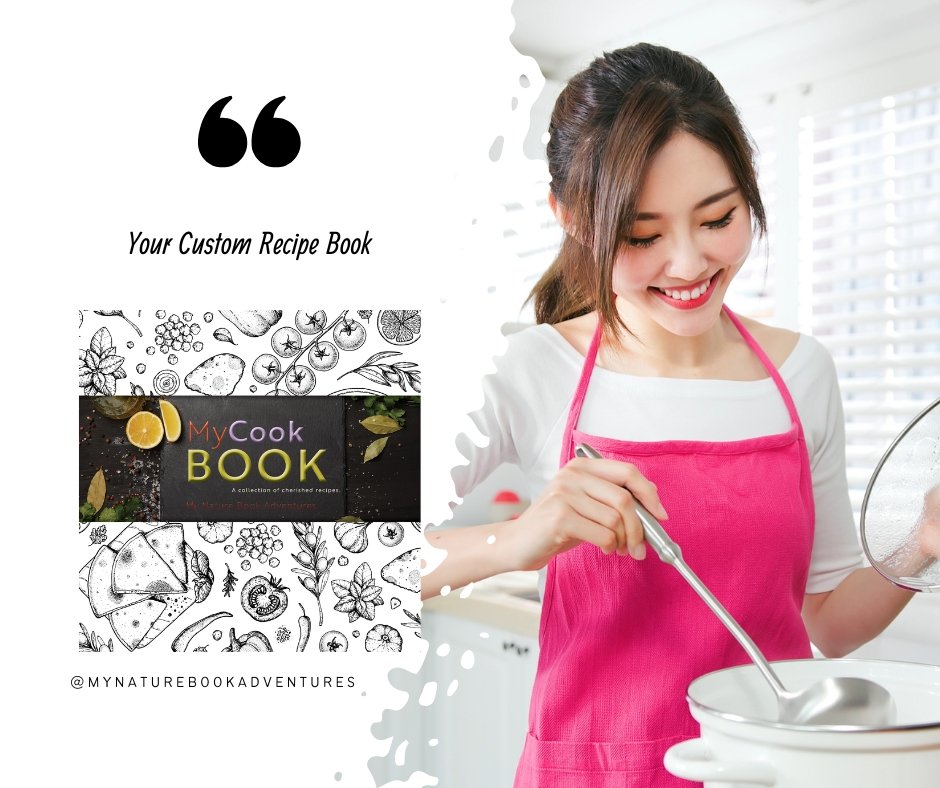 Build Your Own Custom - My Cookbook - Recipe Book - My Nature Book Adventures