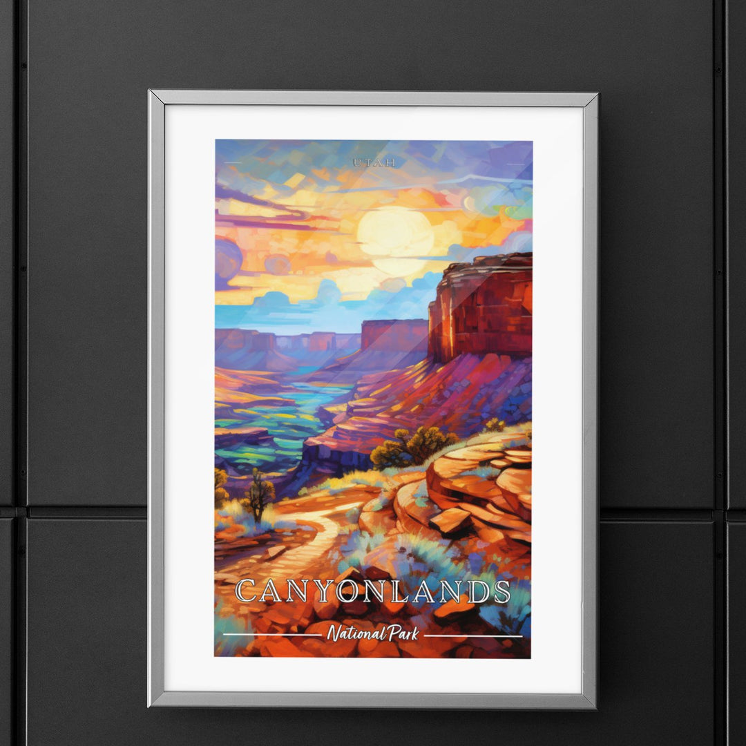 Canyonlands National Park Commemorative Poster: A Pop Art Tribute - My Nature Book Adventures