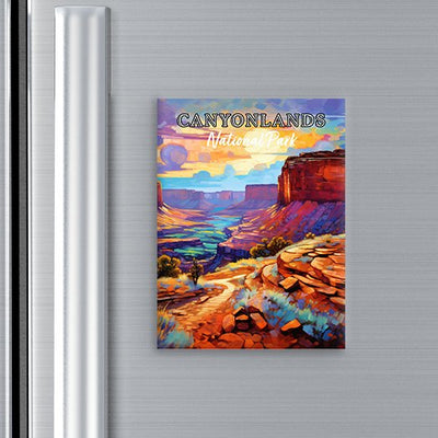 Canyonlands National Park Magnet - Pop Art-Inspired Classic Keepsake Collection - My Nature Book Adventures