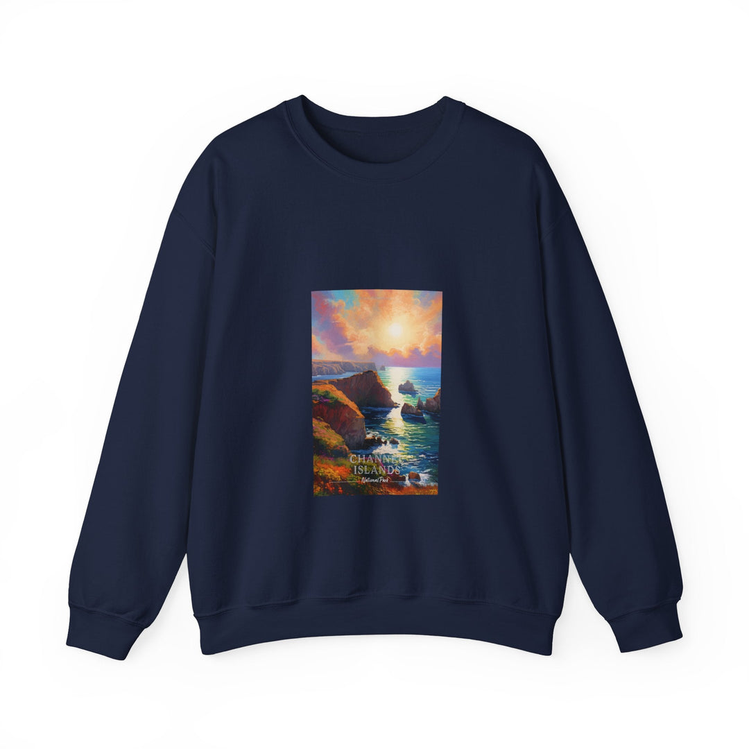 Channel Islands National Park - Pop Art Inspired Crewneck Sweatshirt - My Nature Book Adventures