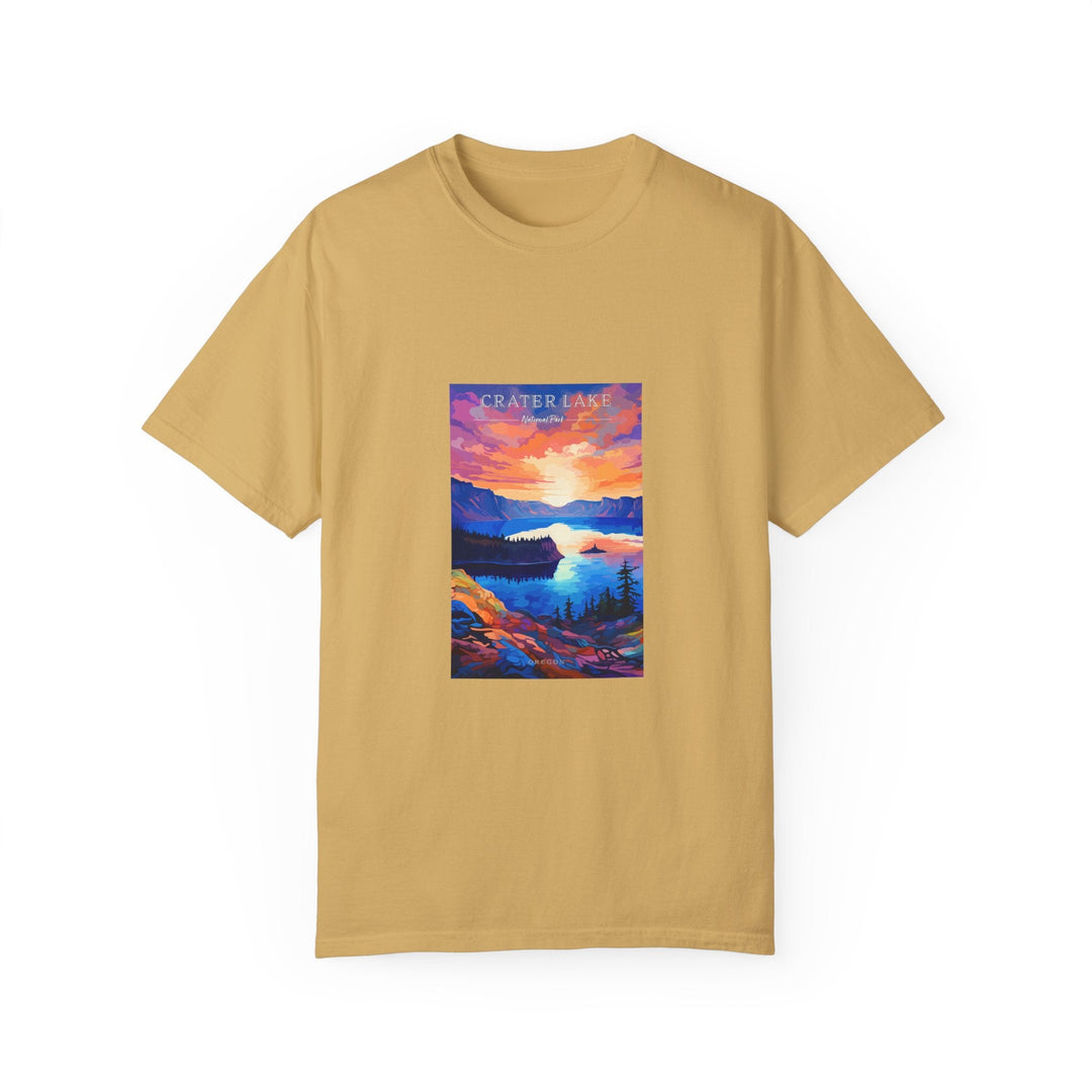 Crater Lake National Park Pop Art T-shirt - My Nature Book Adventures