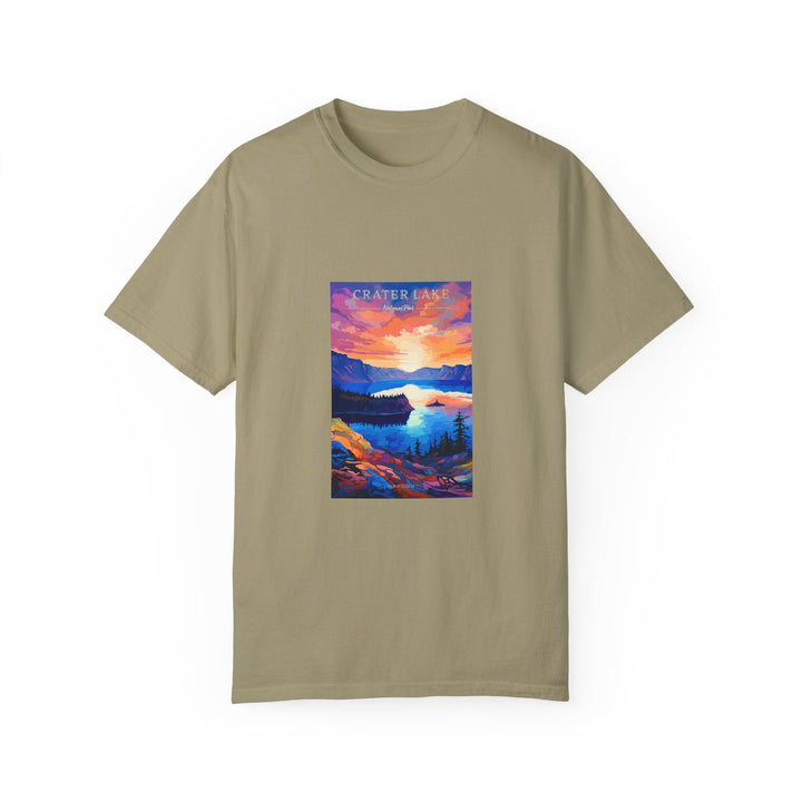 Crater Lake National Park Pop Art T-shirt - My Nature Book Adventures