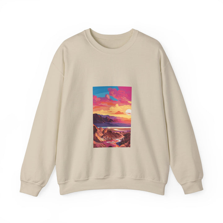 Death Valley National Park - Pop Art Inspired Crewneck Sweatshirt - My Nature Book Adventures