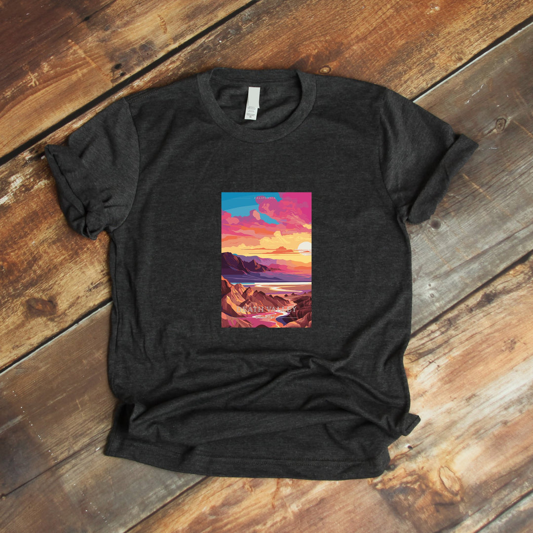 Death Valley National Park Pop Art T-shirt - My Nature Book Adventures