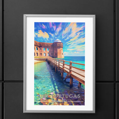 Dry Tortugas National Park Commemorative Poster: A Pop Art Tribute - My Nature Book Adventures
